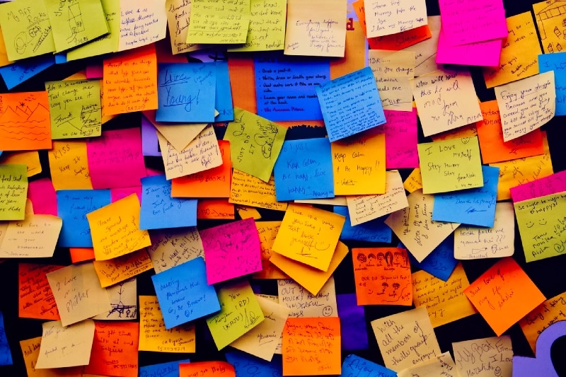 affirmations and mantras post-it