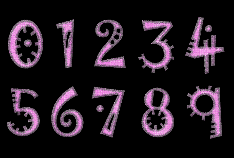 magic energy of numbers pink