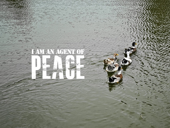 positive affirmations - i am an agent of peace