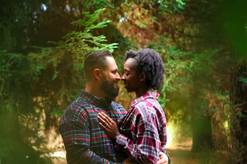 soulmate relationship in check shirts